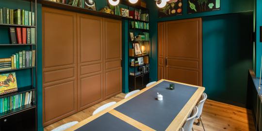 BREEDVELD schuifwand S110 - unieke leren wand - dicht